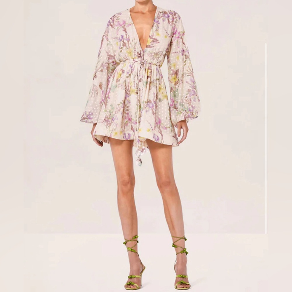 Alexis Floral Embroidered Behati Dress